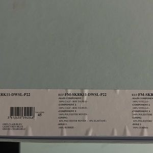 Size 45 Brand New Never Worn Lanvin Curb Sneakers (Blue)